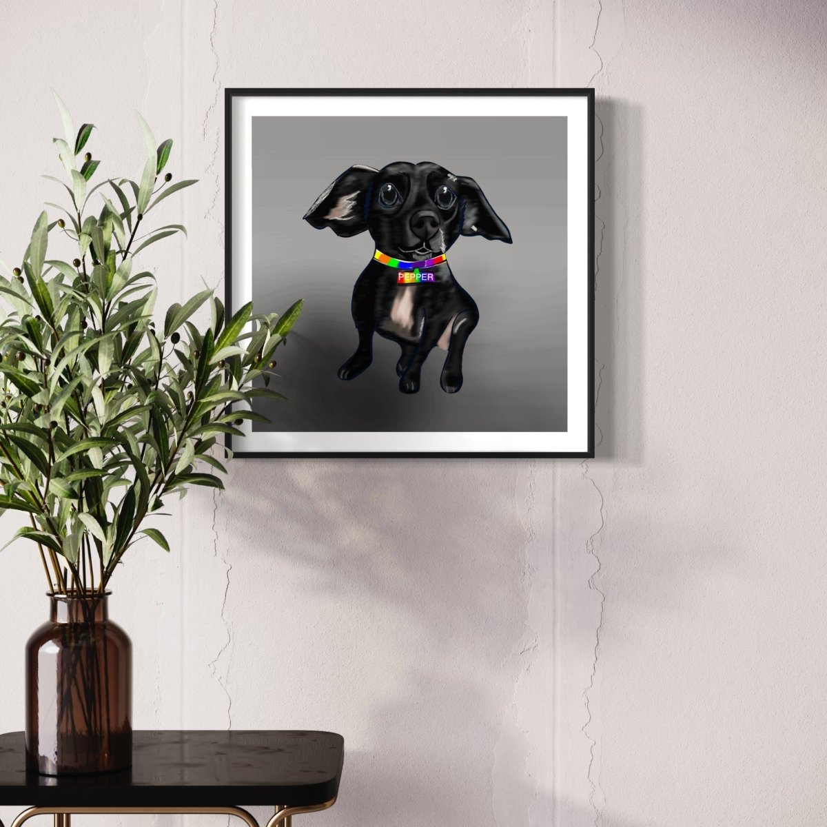 Personalized Cartoon Dachshund Painting, Custom Dachshund Caricature Drawing from Photo Illustrations (Copy) - Jarijadecreations