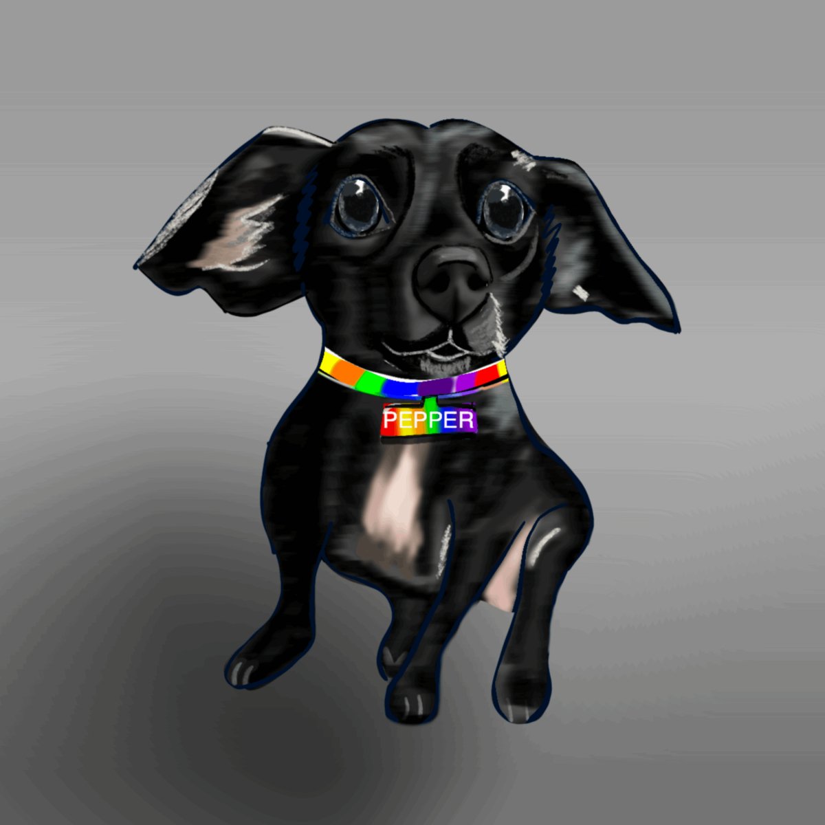 Personalized Cartoon Dachshund Painting, Custom Dachshund Caricature Drawing from Photo Illustrations (Copy) - Jarijadecreations