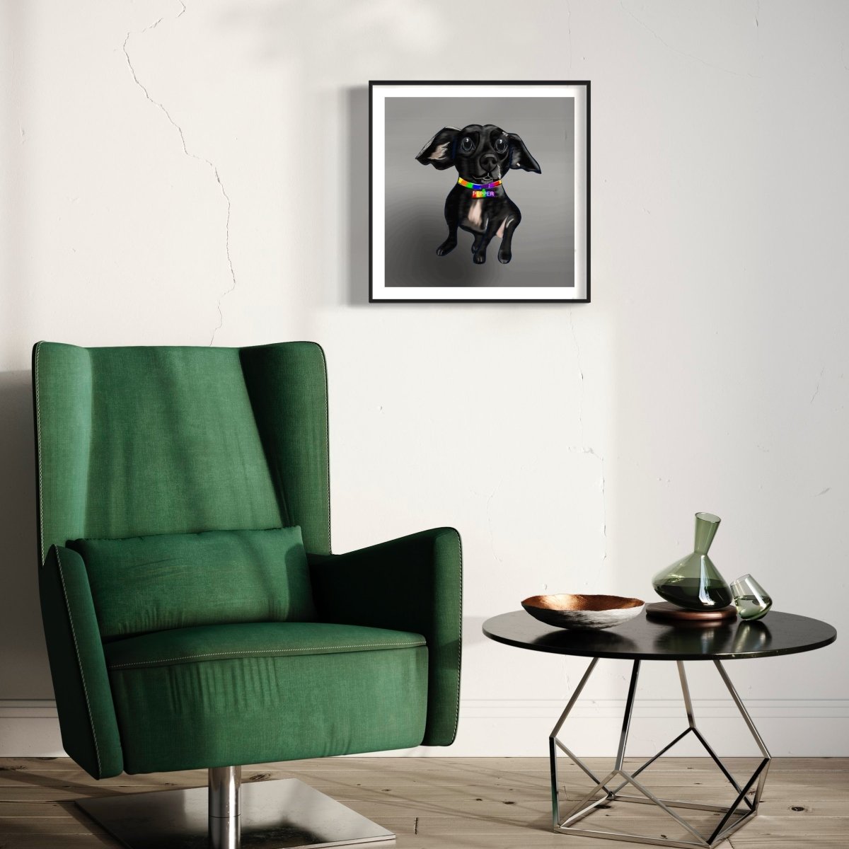 Personalized Cartoon Dachshund Painting, Custom Dachshund Caricature Drawing from Photo Illustrations (Copy) - Jarijadecreations