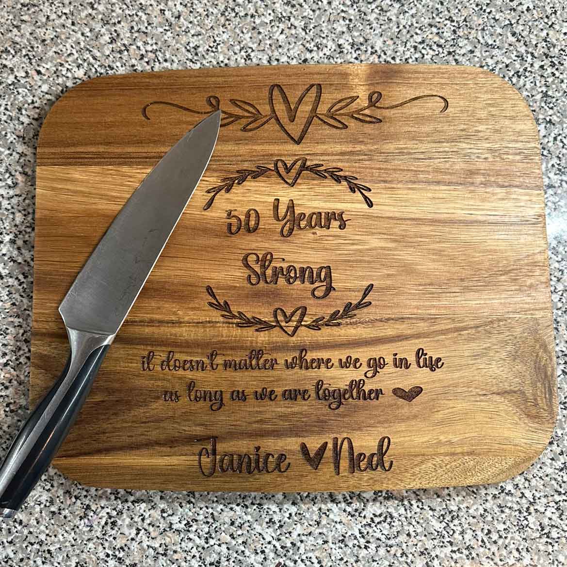 Engraved Cutting/ Charcuterie Boards: Personalized Gifts that Make the Cut! - Jarijadecreations