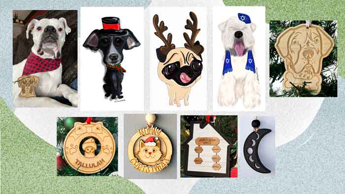 One of a Kind Holiday Ornaments & Pet Portraits - Jarijadecreations