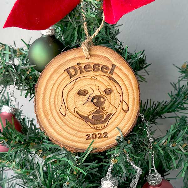 Personalized Wood Slice Ornaments - Jarijadecreations