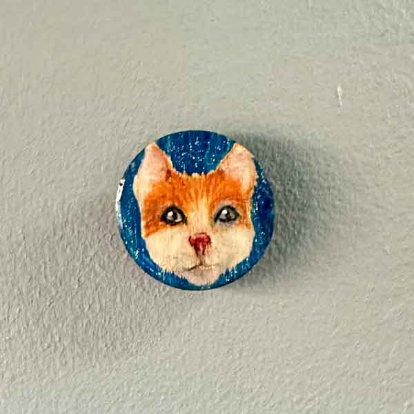 Bengal Miniature Magnet, Tiny Pet Portrait - Jarijadecreations