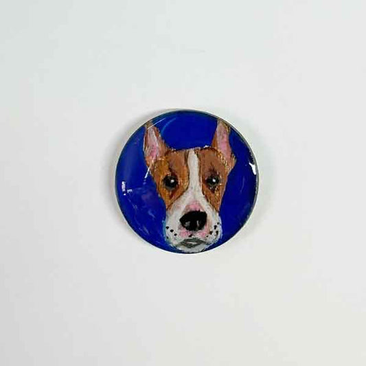 Bull Terrier Hand Painted Mini Magnets For Fridge - Jarijadecreations