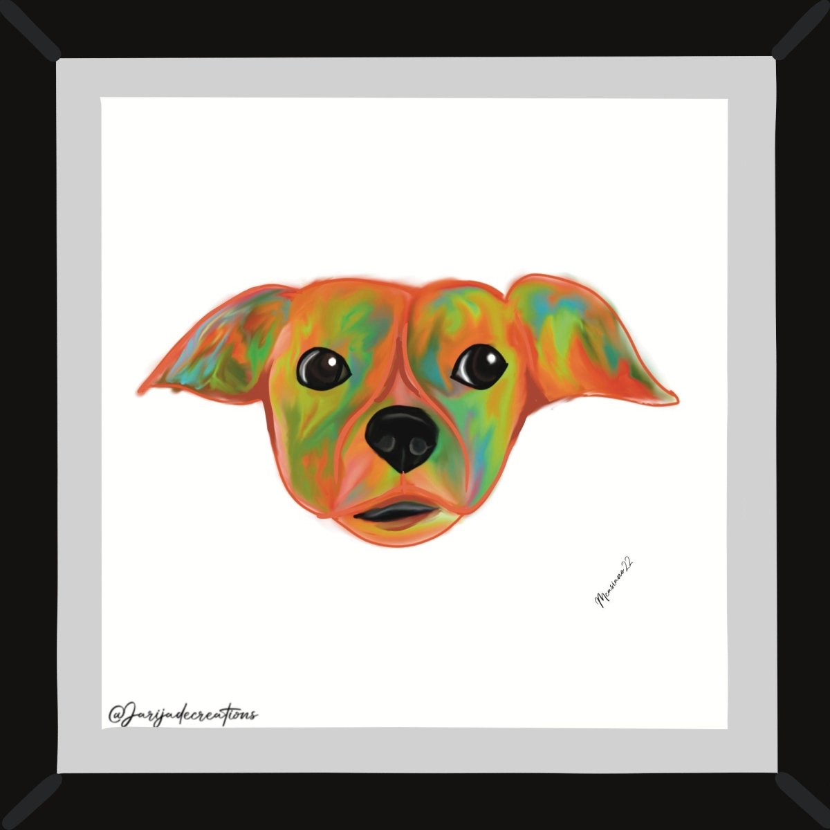 Dachshund Custom Pop Art portrait of from photo, Colorful wall art, Whimsical dog art illustrations, Personalized pet gift for dog owners - Jarijadecreations