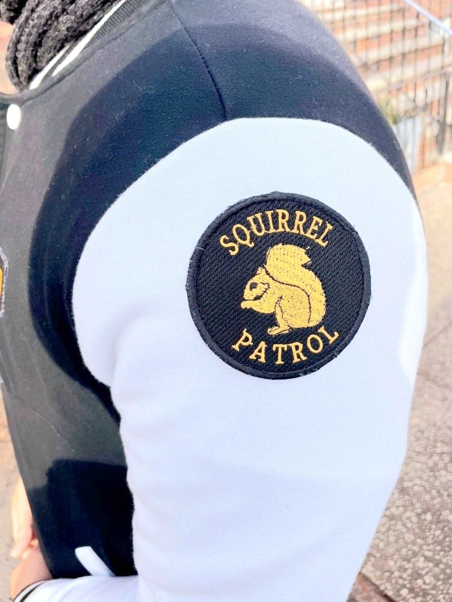 Squirrel Patrol Patches, Dog patches, Dog patches for harness, Dog patches  for Jacket, Dog patches iron